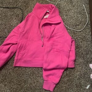 Lululemon half zip scuba funnel neck